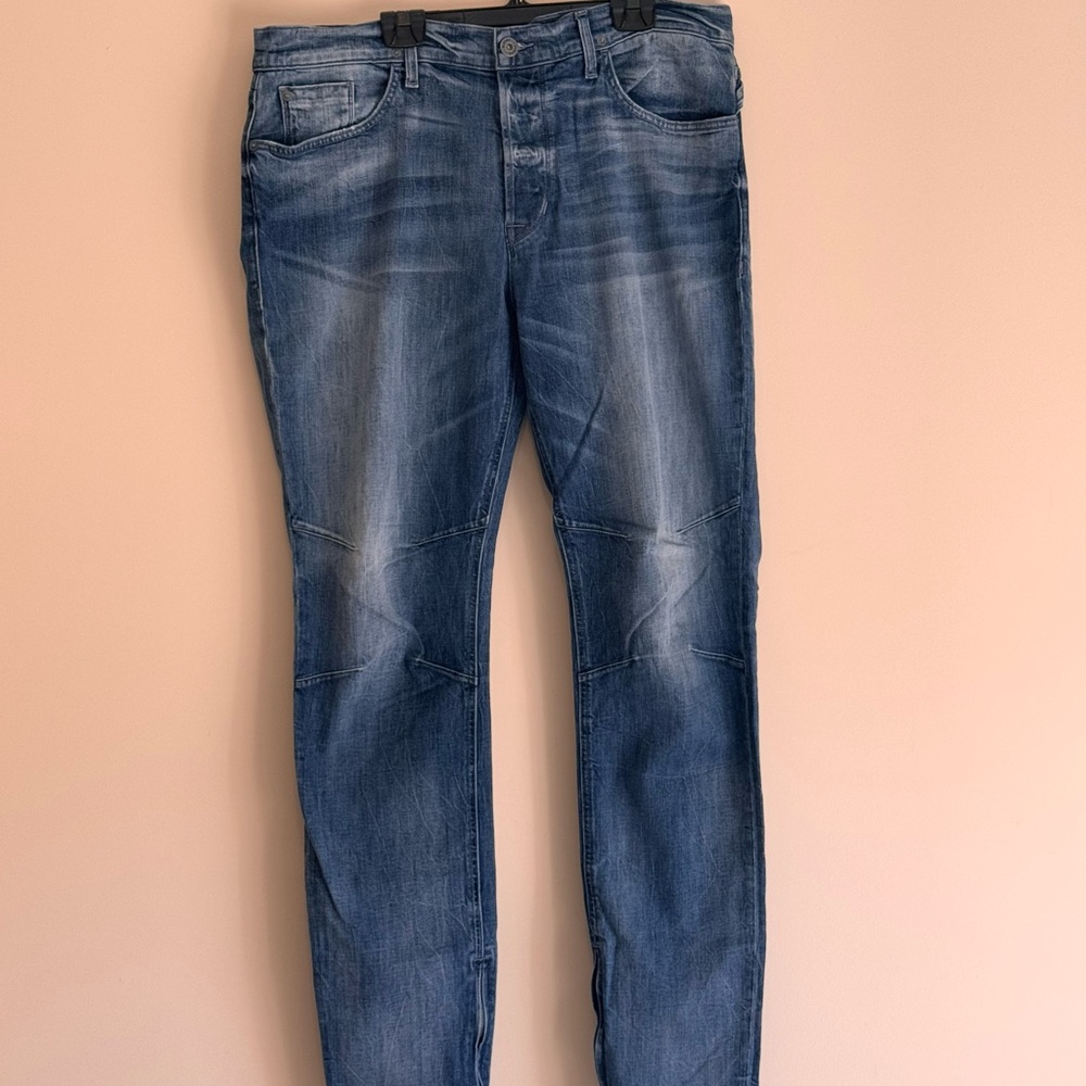 Hudson Men's Blue Denim Jeans